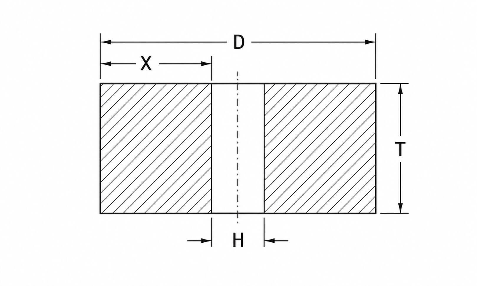 1A8 diamond grinding wheel drawing