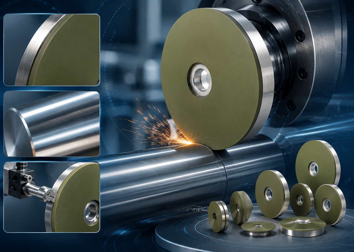 Resin bond diamond grinding wheels