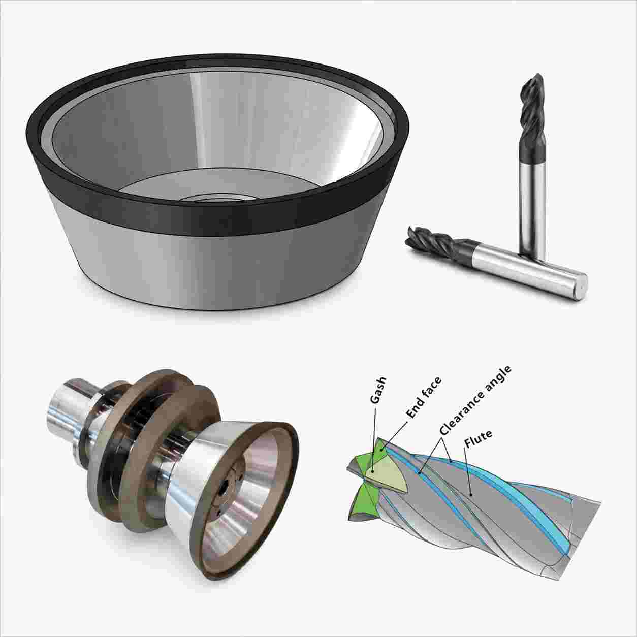 Hybrid Bond Diamond Grinding Wheels